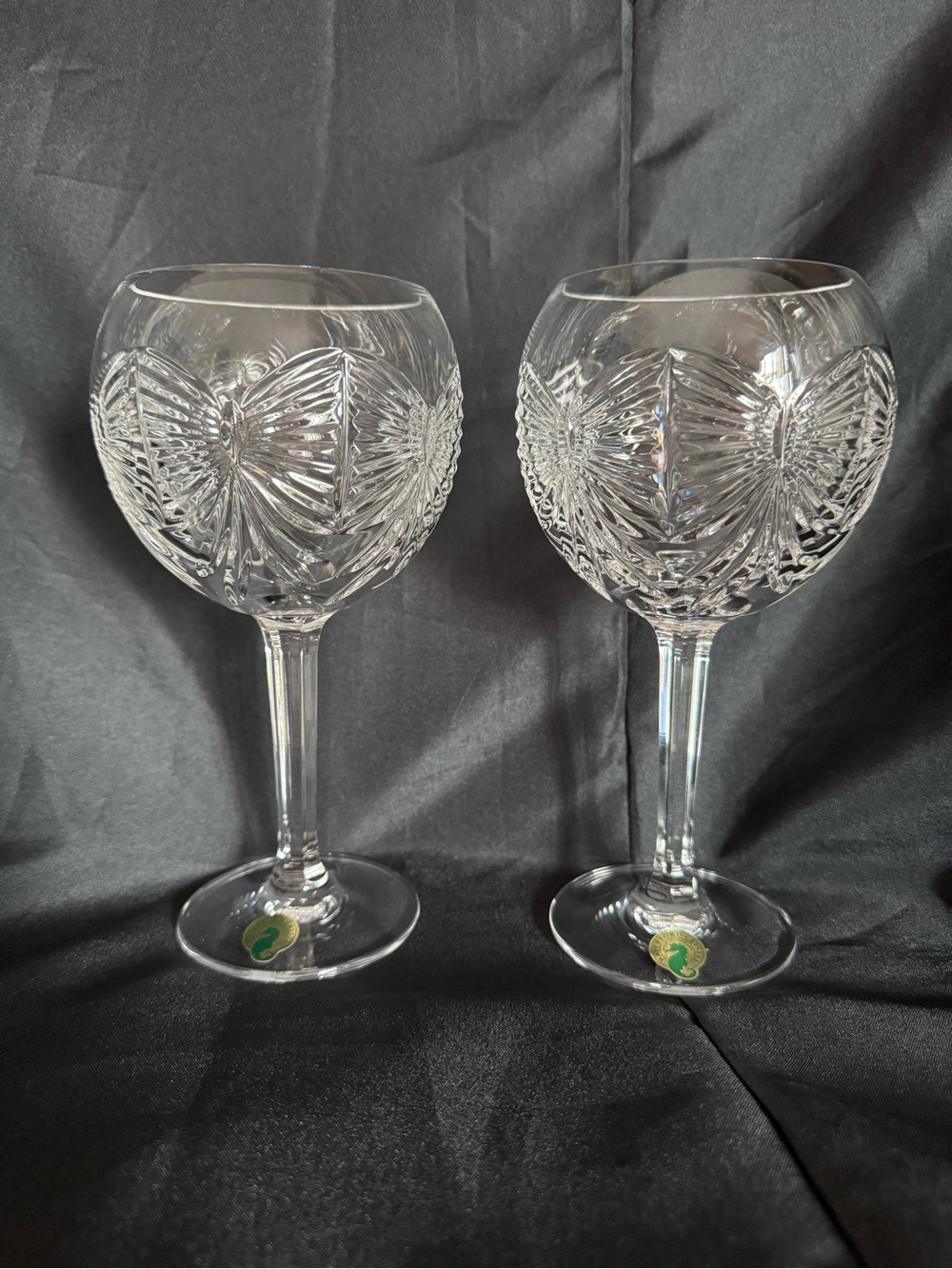 Waterford Crystal Millennium Happiness Balloon Wine Glasses- Clear (Pair)